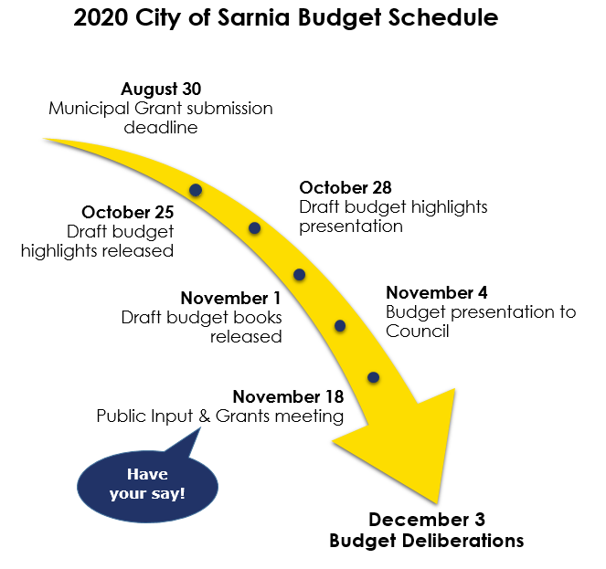 2020 Budget Schedule